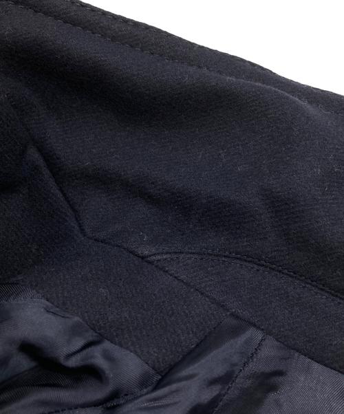 MIU MIU（ミュウミュウ）MIU MIU (ミュウミュウ) ロングスリーブバージンウールケープ ネイビー サイズ:36Sの古着・服飾アイテム