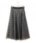 GRACE CLASS（グレースクラス）の古着「千鳥グリッターチュールスカート」｜ブラック
