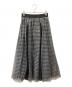 GRACE CLASS (グレースクラス) 千鳥グリッターチュールスカート ブラック サイズ:36：5000円