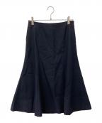 ）の古着「ストレッチブッチャー スカート」｜ネイビー