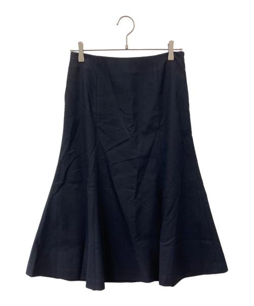 23区（ニジュウサンク）23区 (ニジュウサンク) ストレッチブッチャー スカート ネイビー サイズ:38の古着・服飾アイテム
