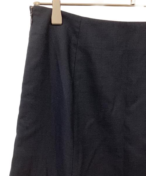 23区（ニジュウサンク）23区 (ニジュウサンク) ストレッチブッチャー スカート ネイビー サイズ:38の古着・服飾アイテム