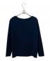 SOEJU（ソージュ）の古着「ボートネックニットソー」｜ネイビー