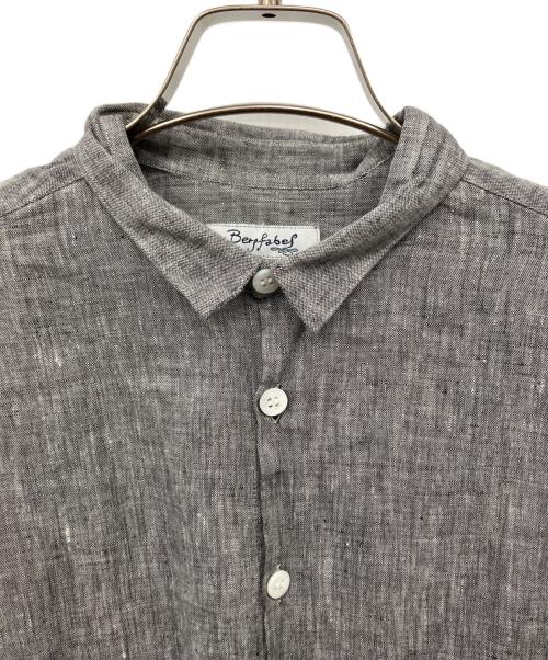 Bergfabel（バーグファベル）Bergfabel (バーグファベル) リネンシャツ グレー サイズ:Freeの古着・服飾アイテム