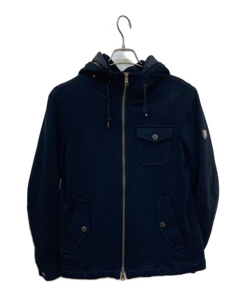 BLACK LABEL CRESTBRIDGE（ブラックレーベル クレストブリッジ）BLACK LABEL CRESTBRIDGE (ブラックレーベル クレストブリッジ) フーデッドジャケット ブラック サイズ:Lの古着・服飾アイテム