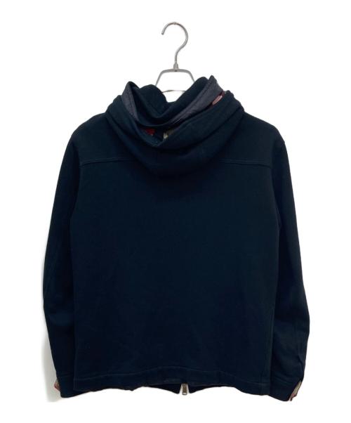 BLACK LABEL CRESTBRIDGE（ブラックレーベル クレストブリッジ）BLACK LABEL CRESTBRIDGE (ブラックレーベル クレストブリッジ) フーデッドジャケット ブラック サイズ:Lの古着・服飾アイテム