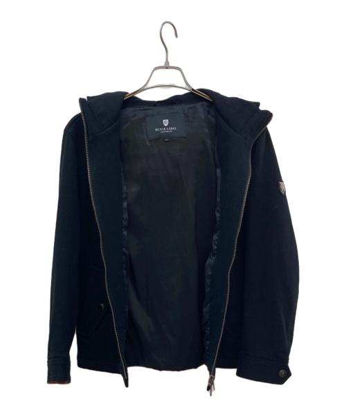 BLACK LABEL CRESTBRIDGE（ブラックレーベル クレストブリッジ）BLACK LABEL CRESTBRIDGE (ブラックレーベル クレストブリッジ) フーデッドジャケット ブラック サイズ:Lの古着・服飾アイテム