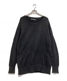 A-COLD-WALL（ア・コールド・ウォール）の古着「ロゴ刺繍コットンニット」｜グレー