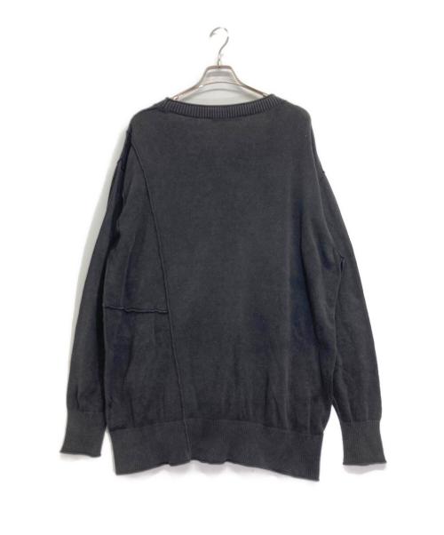 A-COLD-WALL（ア・コールド・ウォール）A-COLD-WALL (ア・コールド・ウォール) ロゴ刺繍コットンニット グレー サイズ:Lの古着・服飾アイテム