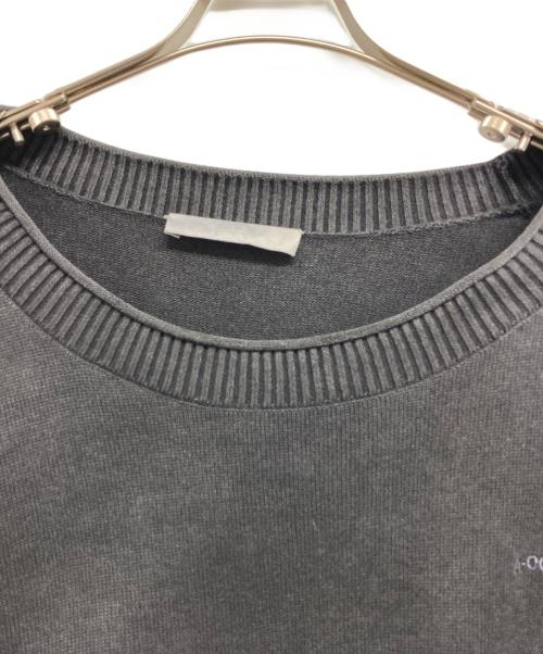 A-COLD-WALL（ア・コールド・ウォール）A-COLD-WALL (ア・コールド・ウォール) ロゴ刺繍コットンニット グレー サイズ:Lの古着・服飾アイテム