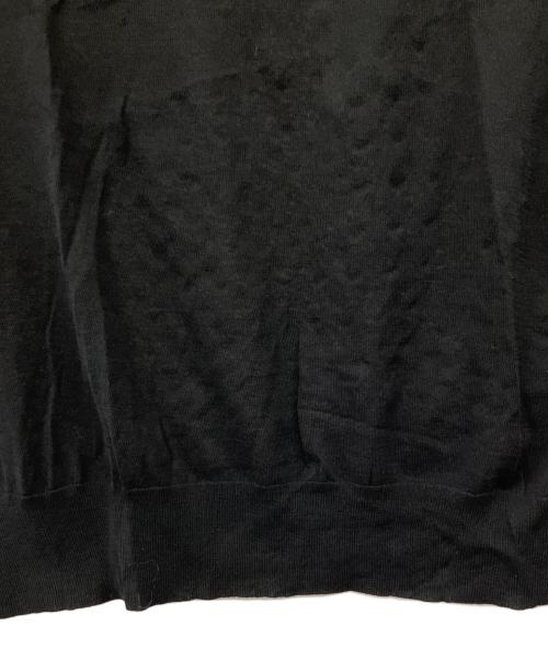 EVERYDAY I LIKE.（エヴリデイ アイ ライク）EVERYDAY I LIKE. (エヴリデイ アイ ライク) Cotton Poloshirt ニット ブラック サイズ:Fの古着・服飾アイテム