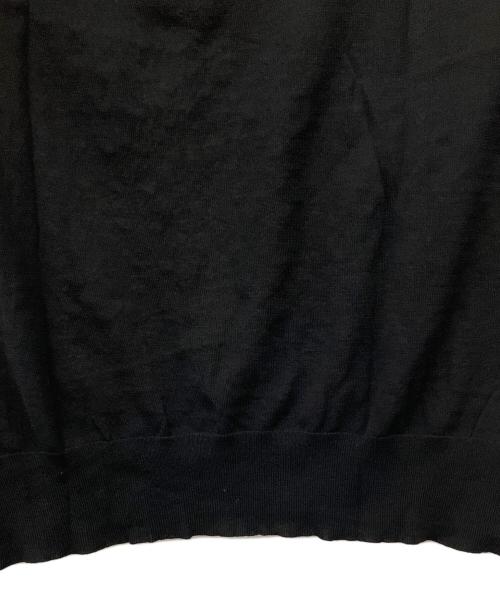 EVERYDAY I LIKE.（エヴリデイ アイ ライク）EVERYDAY I LIKE. (エヴリデイ アイ ライク) Cotton Poloshirt ニット ブラック サイズ:Fの古着・服飾アイテム