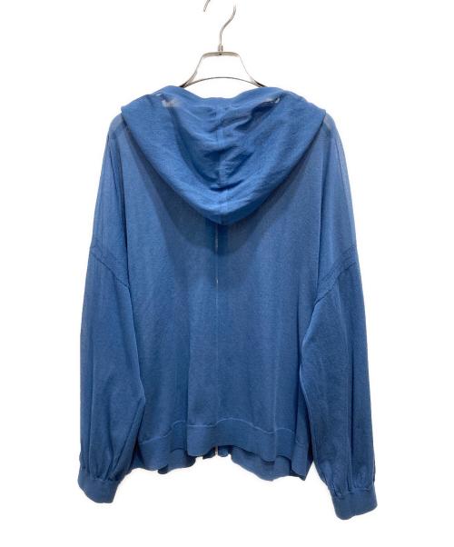 theory（セオリー）theory (セオリー) シアージップパーカー／SHEER COTTON2/ZIP HOODIE ネイビー サイズ:Sの古着・服飾アイテム