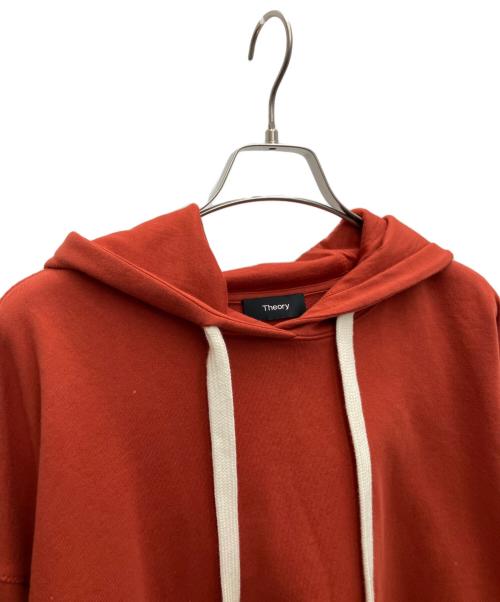 theory（セオリー）theory (セオリー) プルオーバーパーカー オレンジ サイズ:Sの古着・服飾アイテム