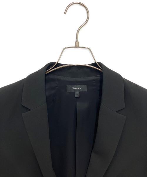 theory（セオリー）theory (セオリー) CLASSIC CRAPE/CASUAL BLAZER ブラック サイズ:2の古着・服飾アイテム