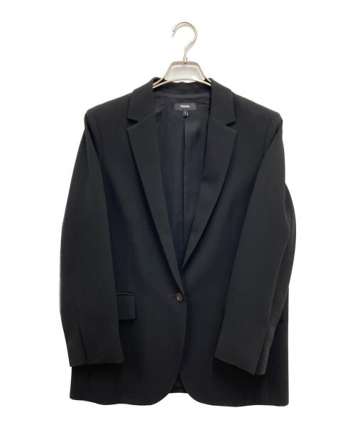 theory（セオリー）theory (セオリー) CLASSIC CRAPE/CASUAL BLAZER ブラック サイズ:2の古着・服飾アイテム
