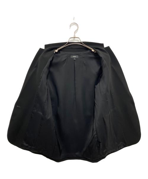 theory（セオリー）theory (セオリー) CLASSIC CRAPE/CASUAL BLAZER ブラック サイズ:2の古着・服飾アイテム
