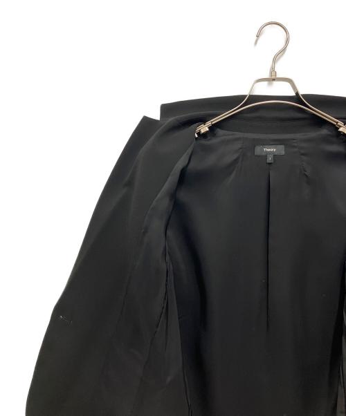 theory（セオリー）theory (セオリー) CLASSIC CRAPE/CASUAL BLAZER ブラック サイズ:2の古着・服飾アイテム