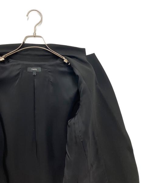 theory（セオリー）theory (セオリー) CLASSIC CRAPE/CASUAL BLAZER ブラック サイズ:2の古着・服飾アイテム