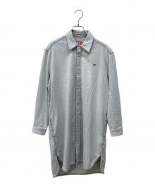 DIESEL（ディーゼル）の古着「De-blex デニム シャツドレス」｜ライトブルー