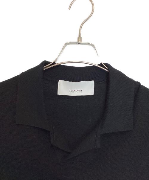 OVERCOAT（オーバーコート）OVERCOAT (オーバーコート) COTTON PIQUE NOVELTY POLO SHIRT ブラック サイズ:1の古着・服飾アイテム