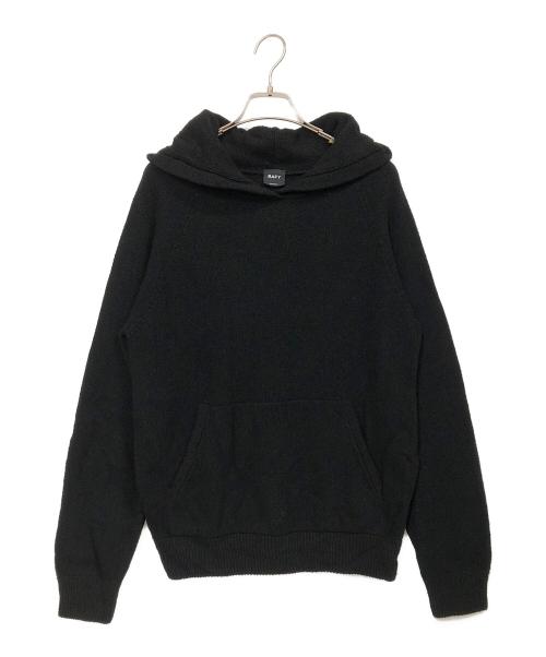 BAFY（バフィー）BAFY (バフィー) 5G ミドルゲージニット パーカー ブラック サイズ:48の古着・服飾アイテム
