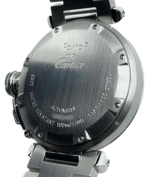 Cartier（カルティエ）Cartier (カルティエ) パシャC メリディアン GMT シルバー文字盤の古着・服飾アイテム