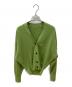 MICA&DEAL（マイカアンドディール）の古着「ウォッシャブルショートカーディガン」｜黄緑