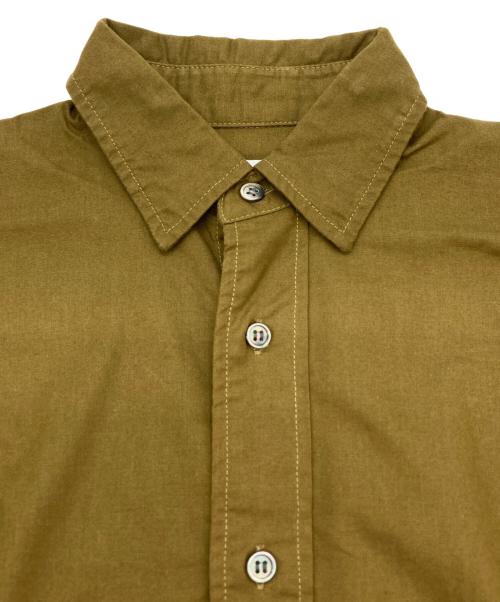 FRAMeWORK（フレームワーク）FRAMeWORK (フレームワーク) コットンレギュラーカラーシャツ オリーブ サイズ:FREEの古着・服飾アイテム