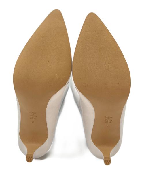 DIANA（ダイアナ）DIANA (ダイアナ) カーフミドルブーツ ホワイト サイズ:23 1/2の古着・服飾アイテム