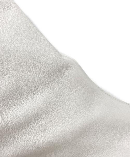 DIANA（ダイアナ）DIANA (ダイアナ) カーフミドルブーツ ホワイト サイズ:23 1/2の古着・服飾アイテム