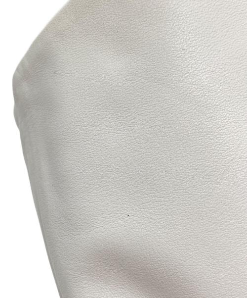 DIANA（ダイアナ）DIANA (ダイアナ) カーフミドルブーツ ホワイト サイズ:23 1/2の古着・服飾アイテム