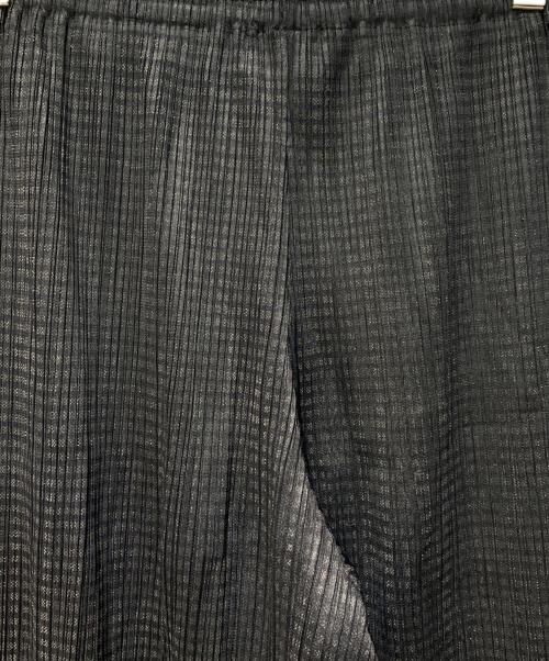 PLEATS PLEASE（プリーツプリーズ）PLEATS PLEASE (プリーツプリーズ) プリーツパンツ ブラック サイズ:2の古着・服飾アイテム