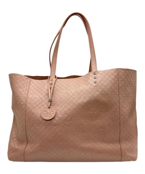 BOTTEGA VENETA（ボッテガベネタ）BOTTEGA VENETA (ボッテガベネタ) トートバッグ ピンクの古着・服飾アイテム