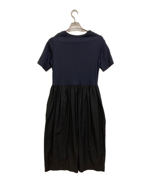 KUMIKYOKU（クミキョク）KUMIKYOKU (クミキョク) コンビネーションコクーンワンピース ネイビー サイズ:2の古着・服飾アイテム