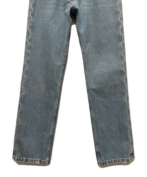 PRADA（プラダ）PRADA (プラダ) トライアングルロゴ デニムパンツ F0BAN/MID-BLUE サイズ:25の古着・服飾アイテム