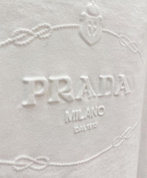 PRADA（プラダ）PRADA (プラダ) ジャージーTシャツ ホワイト サイズ:XSの古着・服飾アイテム
