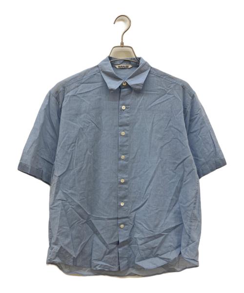 AURALEE（オーラリー）AURALEE (オーラリー) HARD TWIST FINX ORGANDY HALF SLE スカイブルー サイズ:3の古着・服飾アイテム
