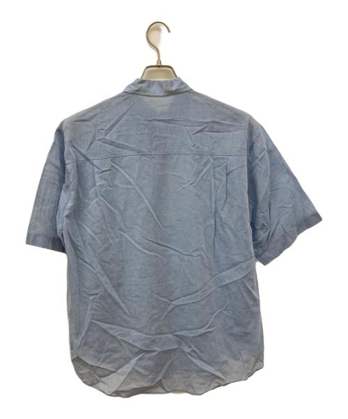 AURALEE（オーラリー）AURALEE (オーラリー) HARD TWIST FINX ORGANDY HALF SLE スカイブルー サイズ:3の古着・服飾アイテム