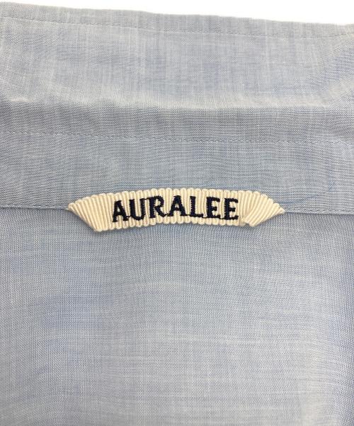 AURALEE（オーラリー）AURALEE (オーラリー) HARD TWIST FINX ORGANDY HALF SLE スカイブルー サイズ:3の古着・服飾アイテム