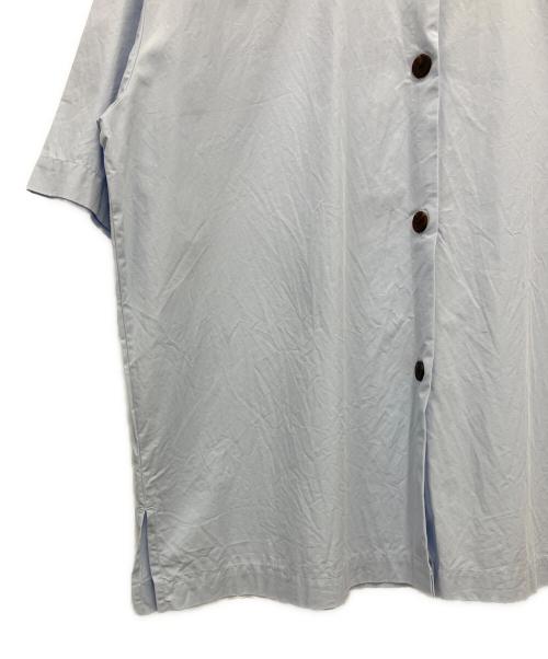 STUDIO NICHOLSON（スタジオ ニコルソン）STUDIO NICHOLSON (スタジオ ニコルソン) Lant Shirt スカイブルー サイズ:40の古着・服飾アイテム