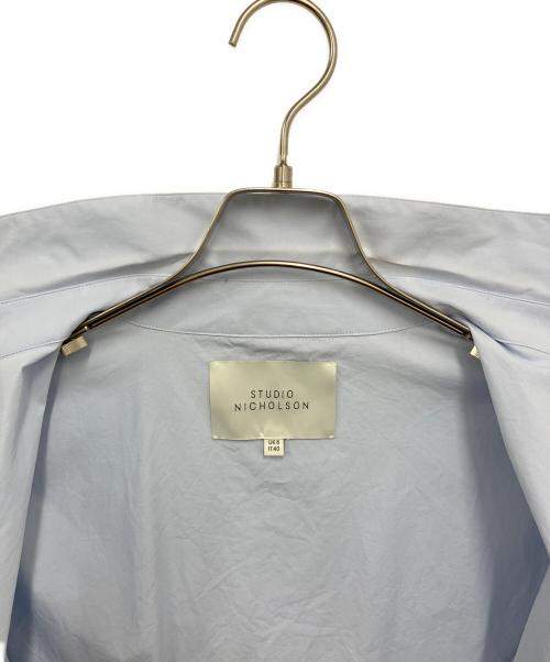 STUDIO NICHOLSON（スタジオ ニコルソン）STUDIO NICHOLSON (スタジオ ニコルソン) Lant Shirt スカイブルー サイズ:40の古着・服飾アイテム