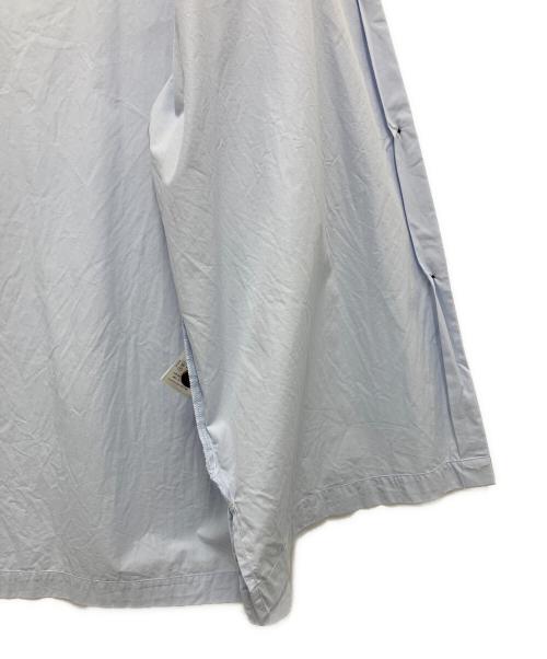 STUDIO NICHOLSON（スタジオ ニコルソン）STUDIO NICHOLSON (スタジオ ニコルソン) Lant Shirt スカイブルー サイズ:40の古着・服飾アイテム