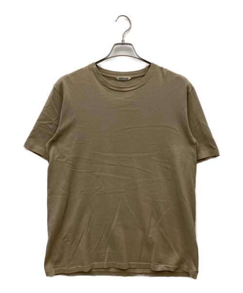 AURALEE（オーラリー）AURALEE (オーラリー) LUSTER PLAITING TEE ベージュ サイズ:3の古着・服飾アイテム