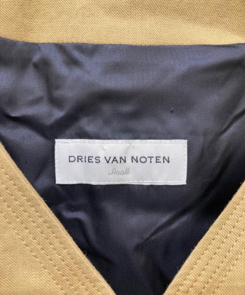 DRIES VAN NOTEN（ドリスヴァンノッテン）DRIES VAN NOTEN (ドリスヴァンノッテン) ギャザースリーブスプリングコート ベージュ サイズ:Sの古着・服飾アイテム