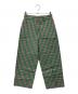 BEAMS BOY（ビームスボーイ）の古着「コットンサッカーチェックスラックス」｜グリーン