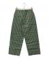 BEAMS BOY (ビームスボーイ) コットンサッカーチェックスラックス グリーン：5000円