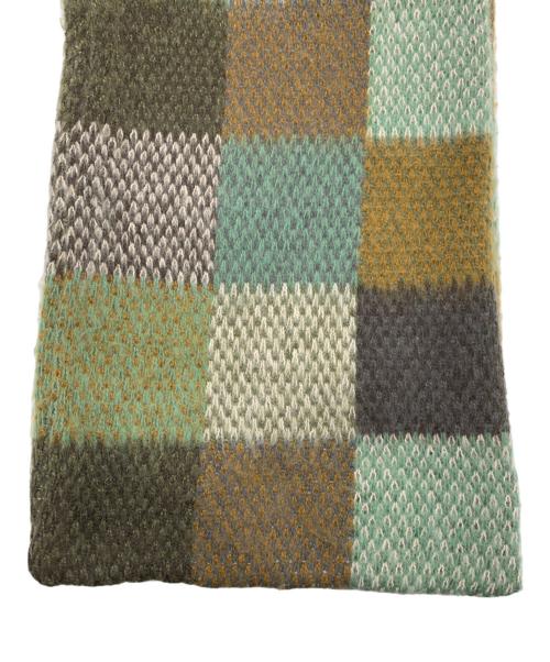 glamb（グラム）glamb (グラム) Dad Chequered Muffler ブラウンの古着・服飾アイテム