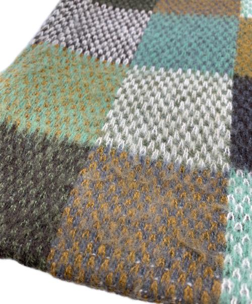 glamb（グラム）glamb (グラム) Dad Chequered Muffler ブラウンの古着・服飾アイテム