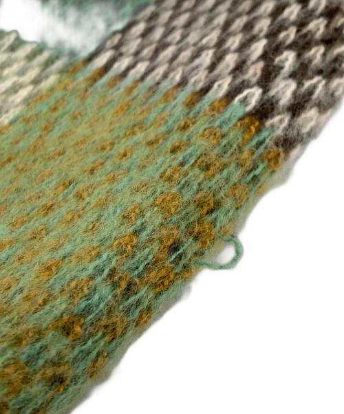 glamb（グラム）glamb (グラム) Dad Chequered Muffler ブラウンの古着・服飾アイテム